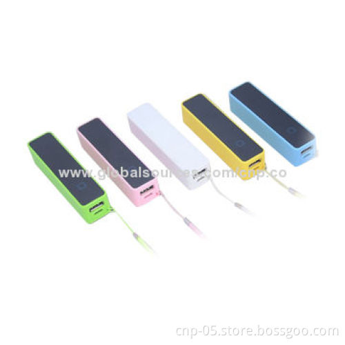 Perfume Power Banks with 2,600mAh Capacity, ABS + PC Materials